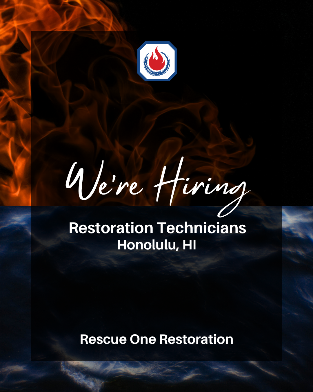 Rescue One Restoration — Now Hiring Restoration Technicians, Honolulu HI